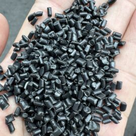 Hạt nhựa tái sinh PE đen thổi túi rác